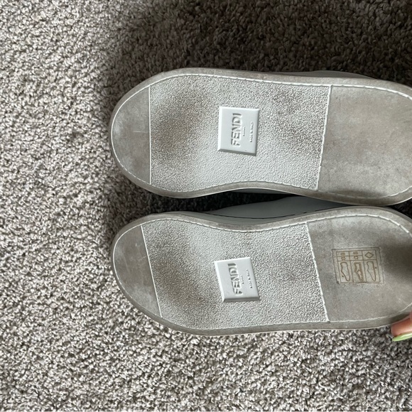 Pristine Condition Fendi Size 5 x Joshua Vides FF logo Slip On  Sneakers. - Picture 3 of 6